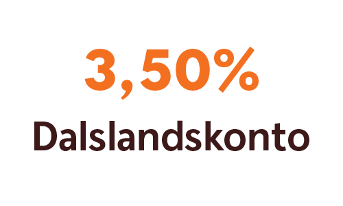 Dalslands account 3,5%